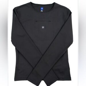 Yeezy Gap by Balenciaga Women’s Long Sleeve Second Skin Black Small Shirt Cutout